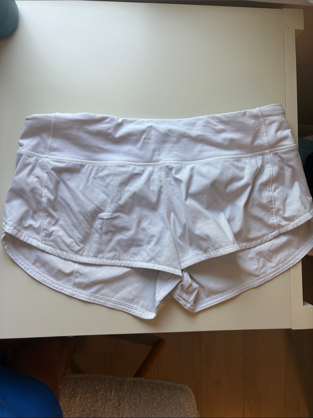 lululemon athletica White Athletic Running Shorts
